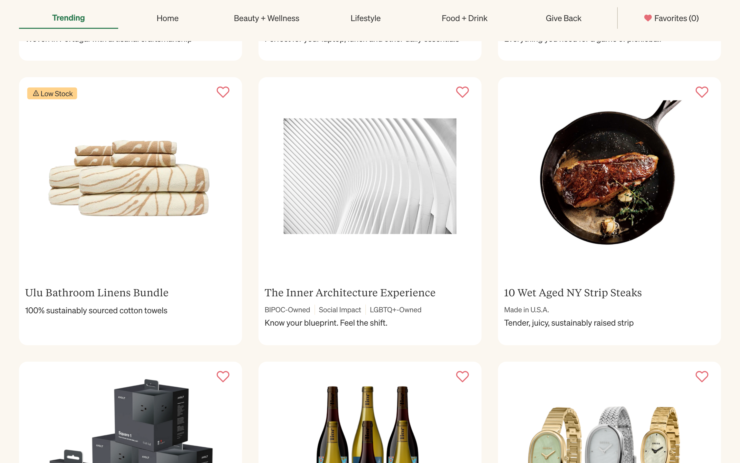 The real Loop and Tie gift grid