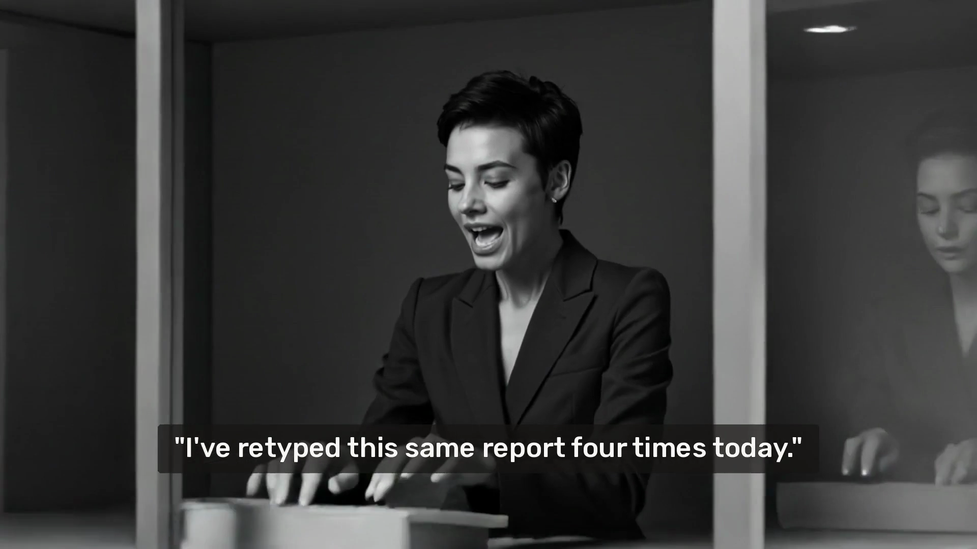 Frame from the Airtable commercial